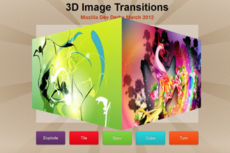 3D Image Transitions