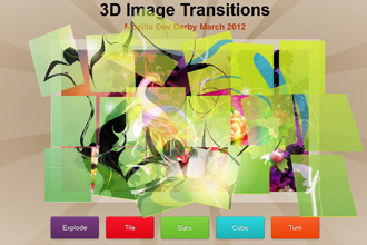 3D Image Transitions