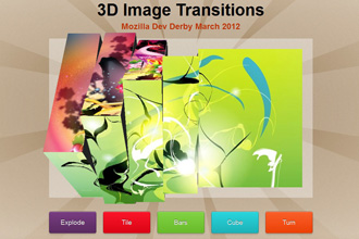 3D Image Transitions