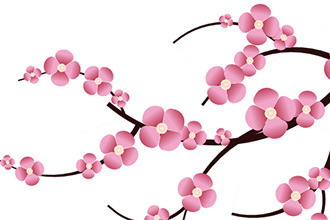 CSS3 Cherry Blossomge