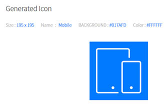 Flat Icon Generator