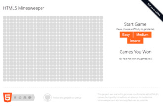 HTML5 Minesweeper