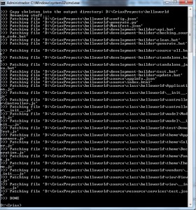 Creando aplicación helloworld