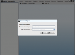 Crear workspace con CormxDesktop