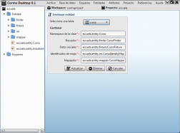 Editar namespace de las entidades