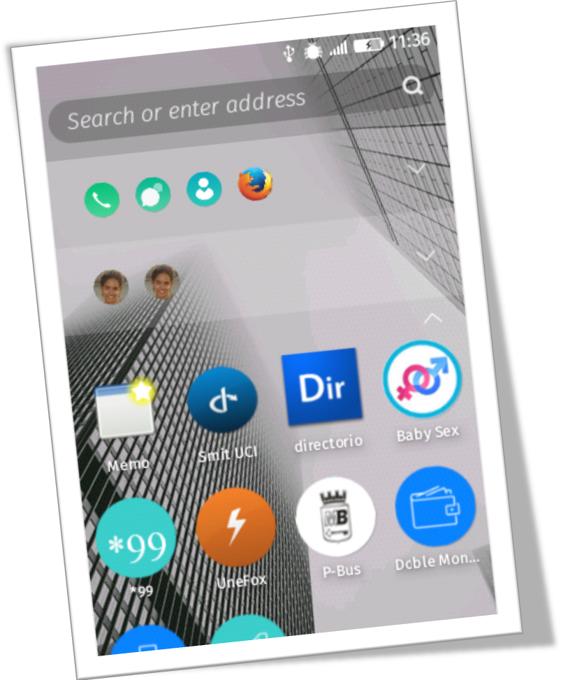 Home screen