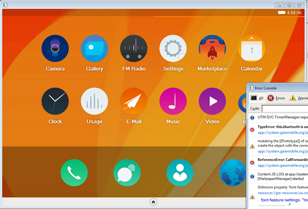 Generación de la aplicación: dispositivo tablet